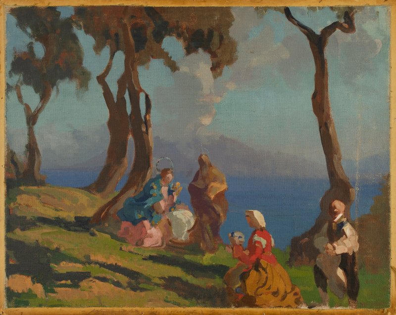 1928 ca. - Presepe sorrentino (bozzetto)